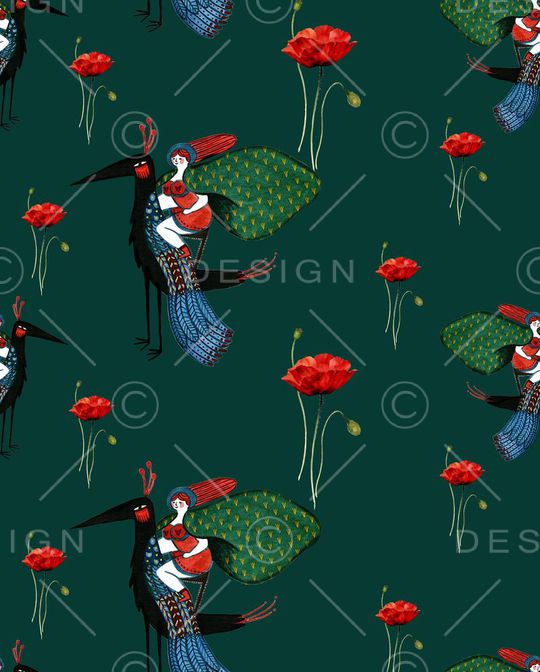 小红帽印花华亿平台图片