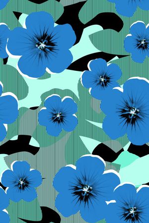 抽象印花华亿平台图片