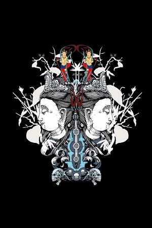 潮流时尚印花华亿平台图片