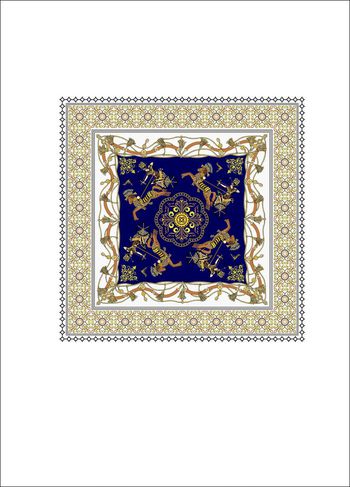 欧式印花华亿平台图片