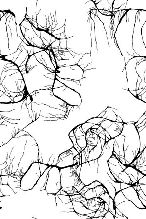 黑白色调印花华亿平台图片