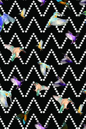 几何印花华亿平台图片