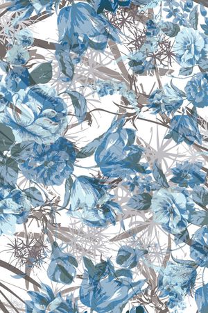 淡雅印花华亿平台图片