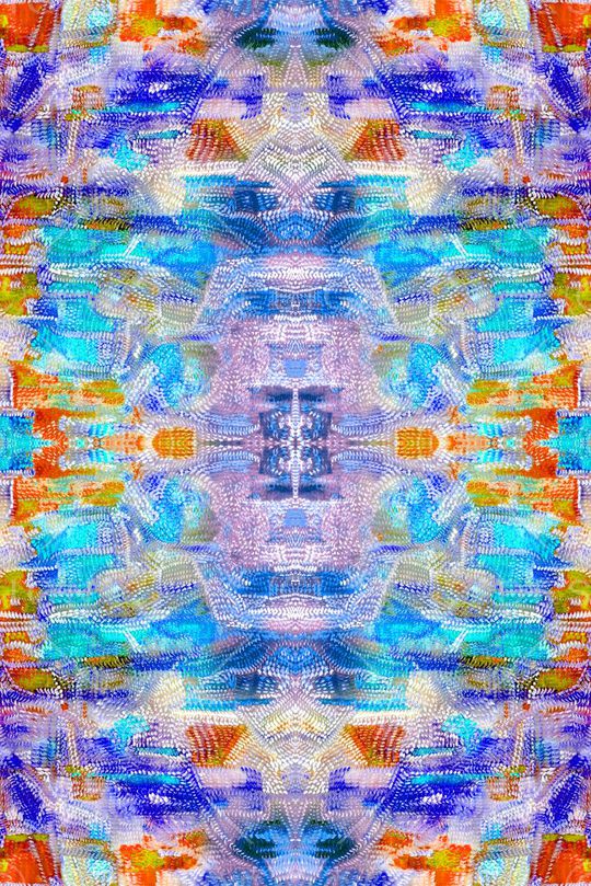 抽象 时尚印花华亿平台图片