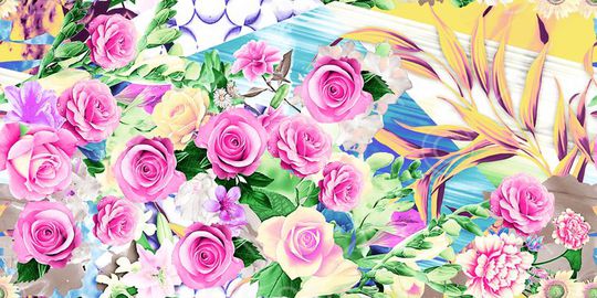 仿数码印花华亿平台图片