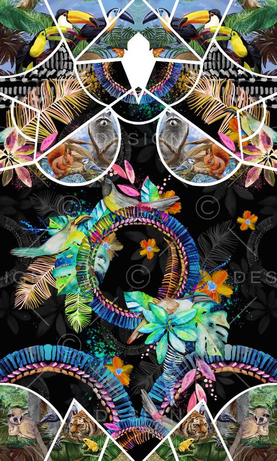 复古印花华亿平台图片