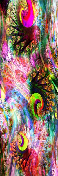 分形艺术印花华亿平台图片