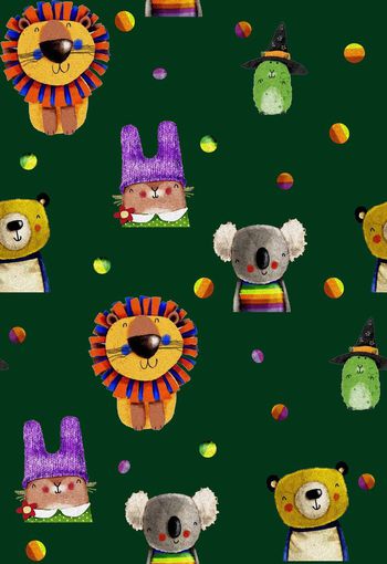 500110-趣味卡通动物童装华亿平台