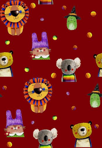 500111-趣味卡通动物童装华亿平台