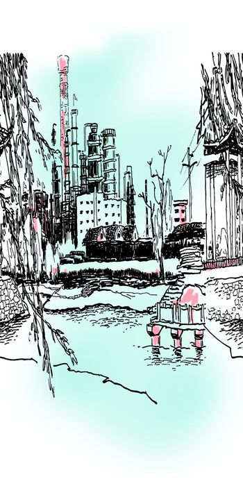 速写印花华亿平台图片