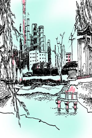 速写印花华亿平台图片