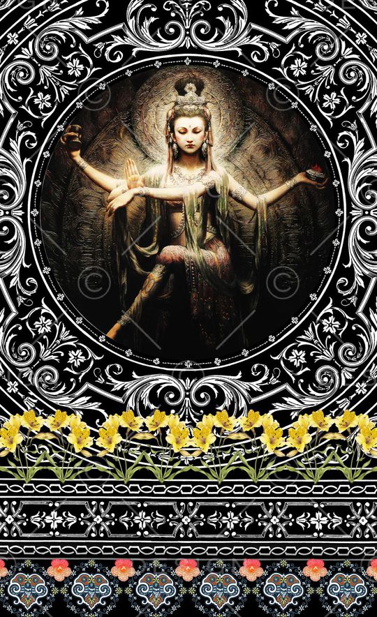 潮流时尚印花华亿平台图片