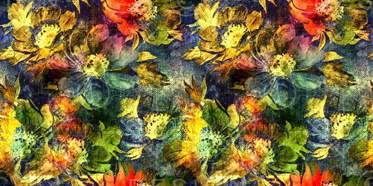 油画抽象印花华亿平台图片