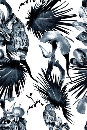 芭蕉花印花华亿平台图片