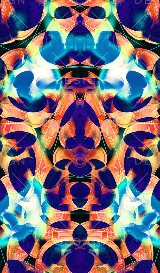 抽象风印花华亿平台图片