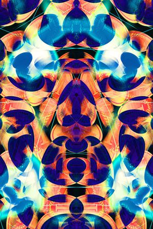 抽象风印花华亿平台图片