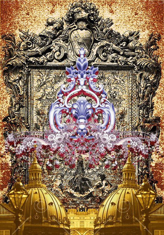 欧式印花华亿平台图片