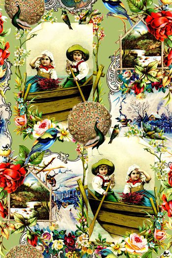 欧式印花华亿平台图片