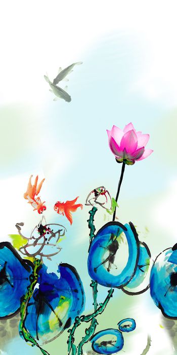 中国风印花华亿平台图片