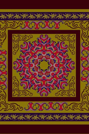 复古印花华亿平台图片