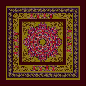 复古印花华亿平台图片