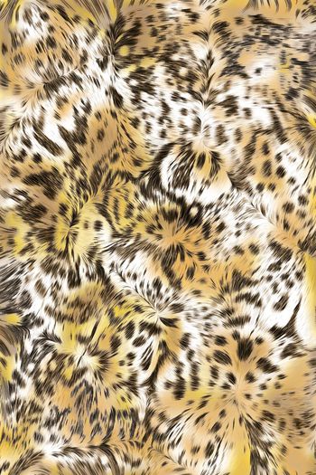 老虎纹印花华亿平台图片