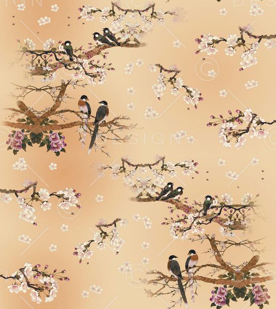 中国风印花华亿平台图片