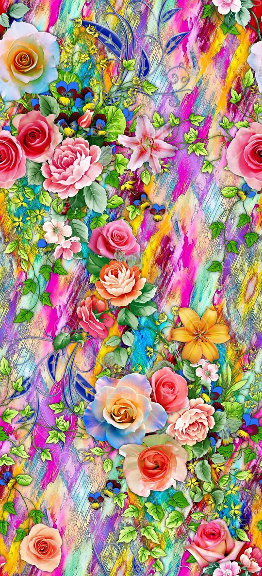 抽象印花华亿平台图片