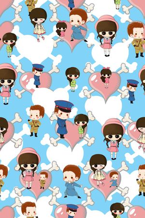 创意服装面料印花华亿平台图片