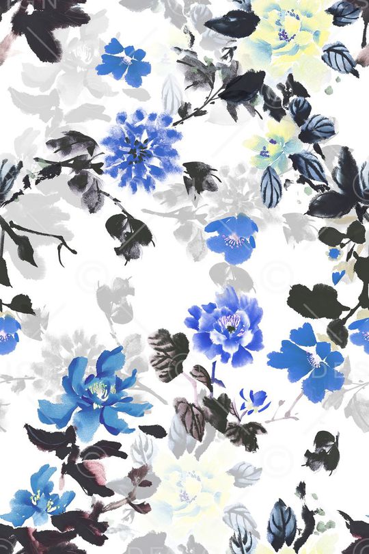 碎花印花华亿平台图片