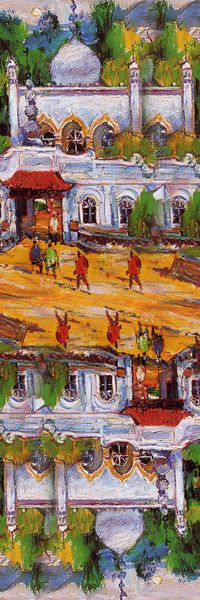 清真寺印花华亿平台图片