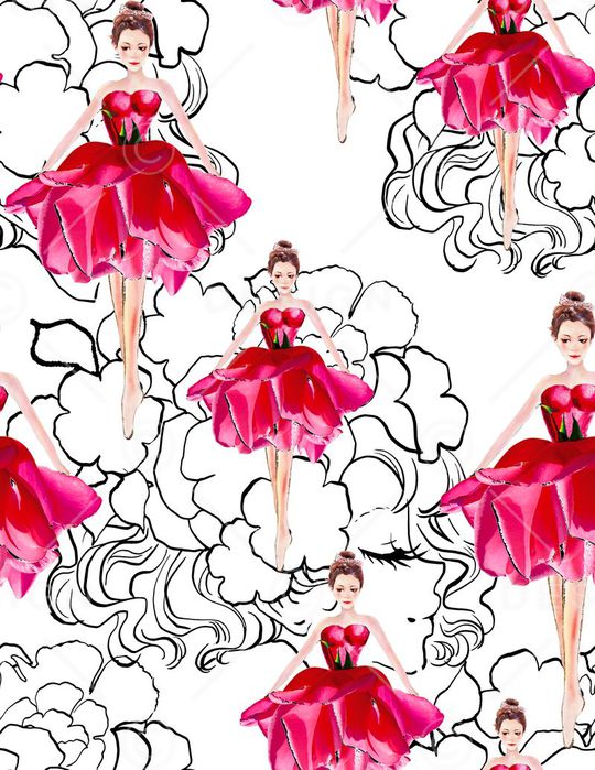 流行时尚印花华亿平台图片