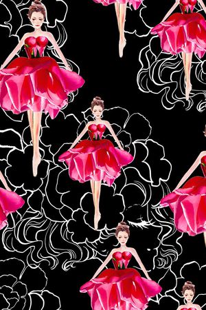 流行时尚印花华亿平台图片