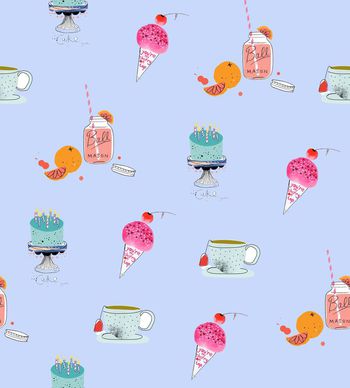 500412-冰淇淋蛋糕饮料水果花色