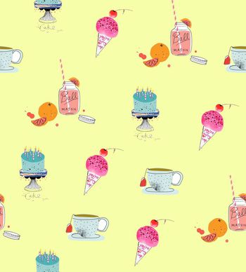 500414-冰淇淋蛋糕饮料水果花色