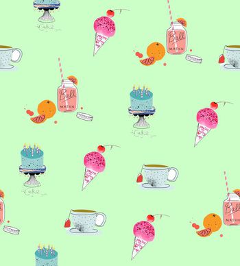 500415-冰淇淋蛋糕饮料水果花色