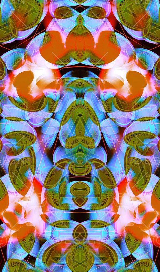 抽象画印花华亿平台图片