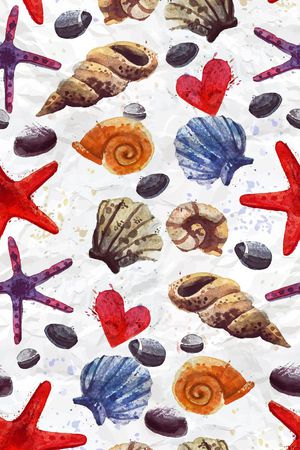 贝壳印花华亿平台图片