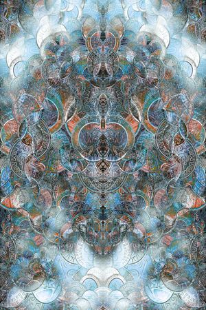 抽象风印花华亿平台图片