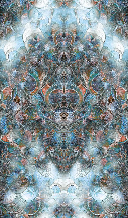 抽象风印花华亿平台图片