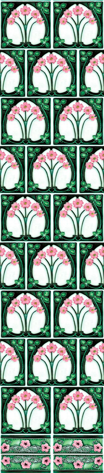 500594-原创大牌几何方格植物花卉