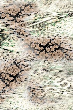 几何抽象花卉印花华亿平台图片