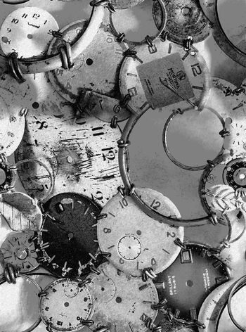 500612-潮流时尚复古钟表秋冬数码印花.