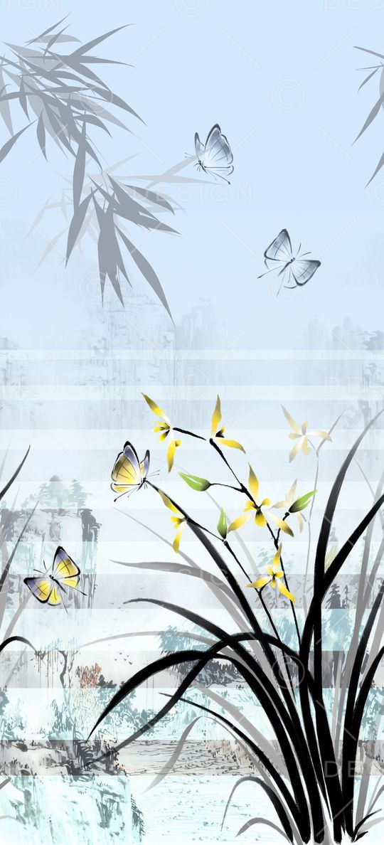 中国风印花华亿平台图片