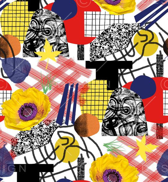 抽象印花华亿平台图片