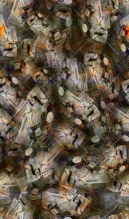 抽象画印花华亿平台图片