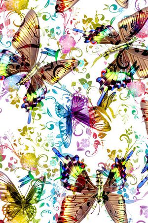 创意服装面料印花华亿平台图片