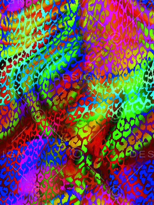 豹纹印花华亿平台图片