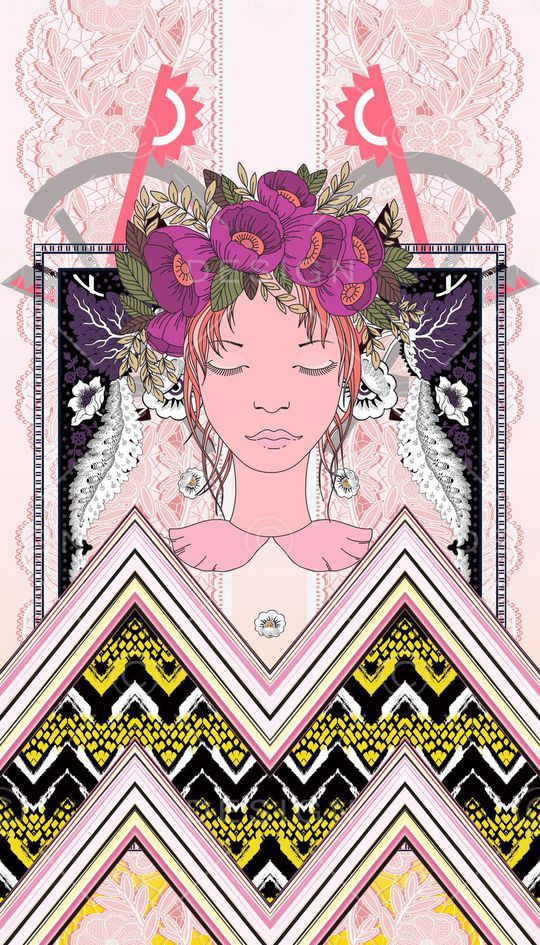 女装印花华亿平台图片