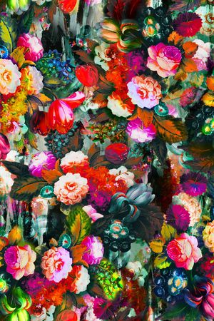 复古印花华亿平台图片